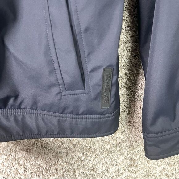 Michael Kors Jacket Men’s Medium Navy Blue Zip Up Track Shell - Picture 4 of 8